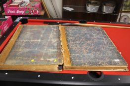 TWO LARGE BOUND VOLUMES OF THE WALSALL ADVERTISER 1907 AND 1909