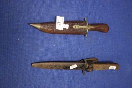 TWO VINTAGE DAGGERS/ KNIVES