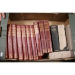 A TRAY OF BOOKS TO INCLUDE 4 VOLUMES OF THE SECOND WORLD WAR BY WINSTON CHURCHILL