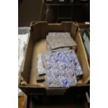 A COLLECTION OF DELFT TILES