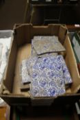 A COLLECTION OF DELFT TILES