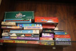 A QUANTITY OF VINTAGE BOARD GAMES
