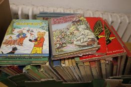 A BOX OF ASSORTED ANNUALS MAINLY 1950S