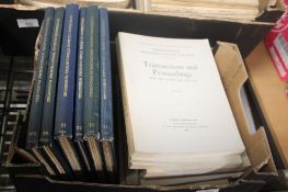 ONE TRAY OF THE BIRMINGHAM ARCHAEOLOGICAL SOCIETY TRANSACTIONS AND PROCEEDINGS