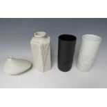 A COLLECTION OF FOUR ROSENTHAL STUDIO-LINIE CONTEMPORARY VASES, to include a low example (4)