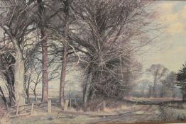 A COLLECTION OF ASSORTED PRINTS AND PAINTINGS ETC TO INCLUDE TWO WATERCOLOURS BY VERA WATKINS, A