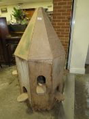 A WOODEN DOVECOTE