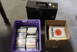 A CASE ASSORTED LP RECORDS TO INCLUDE THE ROLLING STONES. BEATLES ETC TOGETHER WITH A SELECTION OF