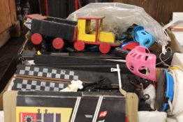 TWO TRAYS OF VINTAGE TOYS ETC A/F