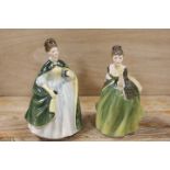 TWO ROYAL DOULTON FIGURINES - PREMIERE AND FLEUR