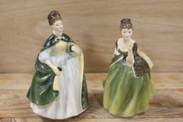 TWO ROYAL DOULTON FIGURINES - PREMIERE AND FLEUR