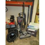 A KIRBY AVALIR UPRIGHT VACUUM CLEANER WITH TOOLS