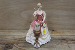 A ROYAL DOULTON FIGURINE SARA 1993 SIGNED BY MICHAEL DOULTON
