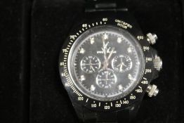 TOY - WATCH CHRONOGRAPH MENS WRISTWATCH IN BOX