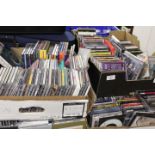 A LARGE QUANTITY OF ASSORTED CDS OVER FIVE TRAYS TO INCLUDE MANY PUNK EXAMPLES - UNCHECKED