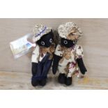 A PAIR OF MERRYTHOUGHT LIMITED EDITION DOLLS 'LENNY' AND 'LOTTY' - BOTH NUMBER 8 OF 50