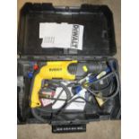 A DEWALT D 25103 ELECTRIC DRILL WITH CASE AND BITS