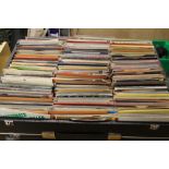 A HARD CASE CONTAINING A GOOD QUANTITY OF 7" SINGLE RECORDS TO INCLUDE DEF LEPPARD ON BLUDGEON