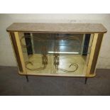 A VINTAGE CHINA DISPLAY CABINET