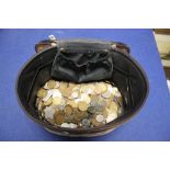 VANITY CASE OF ENGLISH AND FOREIGN COINAGE