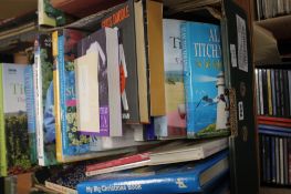 A LARGE BOX OF BOOKS - MAINLY GARDENING TOGETHER WITH TWO FURTHER BOXES OF BOOKS