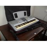 A YAMAHA KEYBOARD / ORGAN & STAND