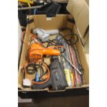 A BLACK AND DECTER BD142 500W DRILL A/F , BLACK AND DECKER 330W DRILL , STANLEY CHALLENGE 350W DRILL