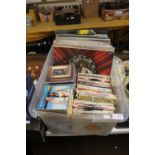 COLLECTION OF OVER 50 LPS RECORDS TO INCLUDE ELVIS, ROD STEWART, SANTANA ETC TOGETHER WITH CIRCA