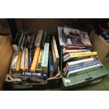 TWO TRAYS OF MISCELLANEOUS BOOKS