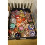 32 GLASS PAPER WEIGHTS