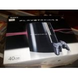 A BOXED PLAYSTATION 3 A/F