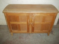 A WOODEN SIDEBOARD STYLE OF ERCOL