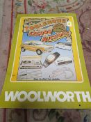 VINTAGE DOUBLE SIDED CARDBOARD SIGN FOR WOOLWORTHS TOBLERONE £25,000 AUCTIONS