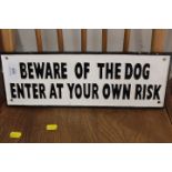 ***A BEWARE OF THE DOG SIGN**