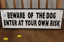 ***A BEWARE OF THE DOG SIGN**