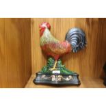 ***A COCKEREL DOORSTOP**