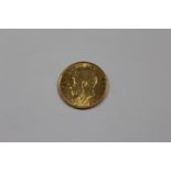 A GEORGE V HALF SOVEREIGN DATED 1912