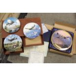 A COLLECTION OF BRADFORD EXCHANGE COMMEMORATIVE PLATES TO INCLUDE D-DAY 60TH ANNIVERSARY EXAMPLE