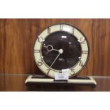 A VINTAGE ART DECO SMITHS SECTRIC MANTLE CLOCK