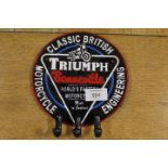 ***A TRIUMPH KEY RACK WITH THREE HOOKS**