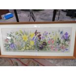 A FRAMED AND GLAZED BOTANICAL WATERCOLOUR SIGNED LOWER LEFT GRACE HUMBER 1978