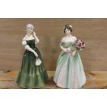 A ROYAL DOULTON FIGURE HAPPY BIRTHDAY TOGETHER WITH GILLIAN (2)