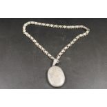 ANTIQUE LOCKET AND COLLARETTE CHAIN