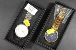 TWO LARGE HORNOS WRISTWATCHES