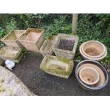 A SELECTION OF GARDEN PLANTERS