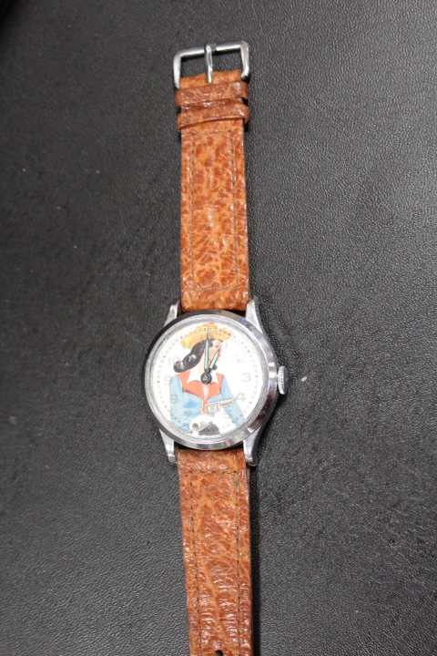 A VINTAGE CALAMITY JANE MENS AUTOMATA WRISTWATCH