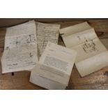 A SMALL QUANTITY OF REPRODUCTION OLD DOCUMENTS