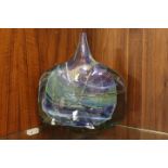 A MDINA ??? HARRIS STUDIO GLASS LARGE TEARDROP VASE