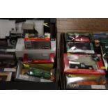 TWO TRAYS OF BOXED TOY CARS TO INCLUDE BURAGO