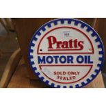 ***A REPLICA TYPE N PRATTS OIL PLAQUE**